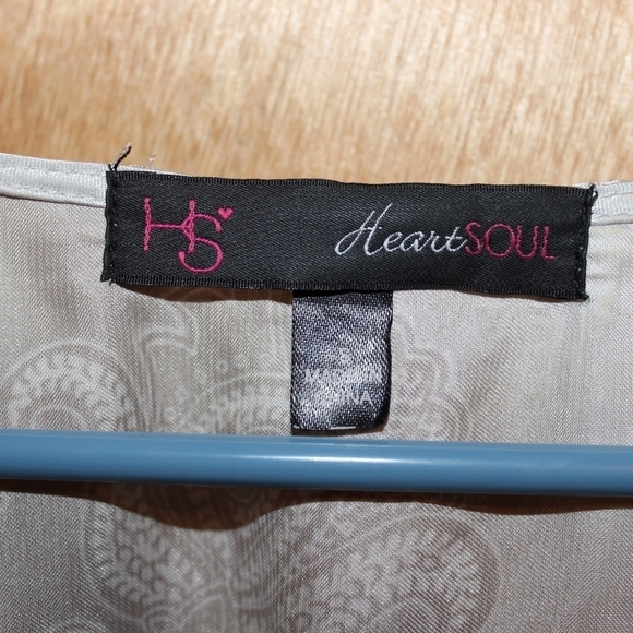 HEART Soul Embellished Smocked Waist Blouse - Picture 7 of 7